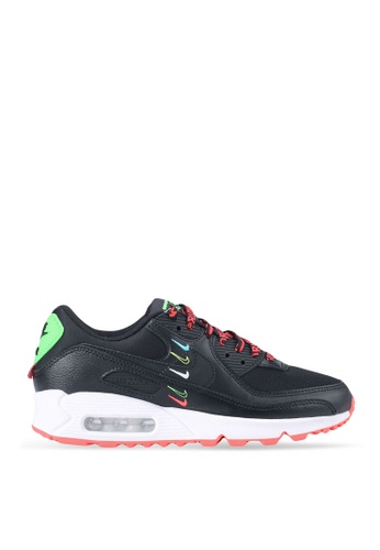 Nike black Women's Air Max 90 SE Worldwide Sneakers C530ASH057D5C3GS_1