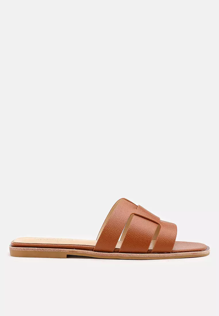 Discount on Pazzion  shoes - SKU: Elmira M.Ori Cage Slides Brown