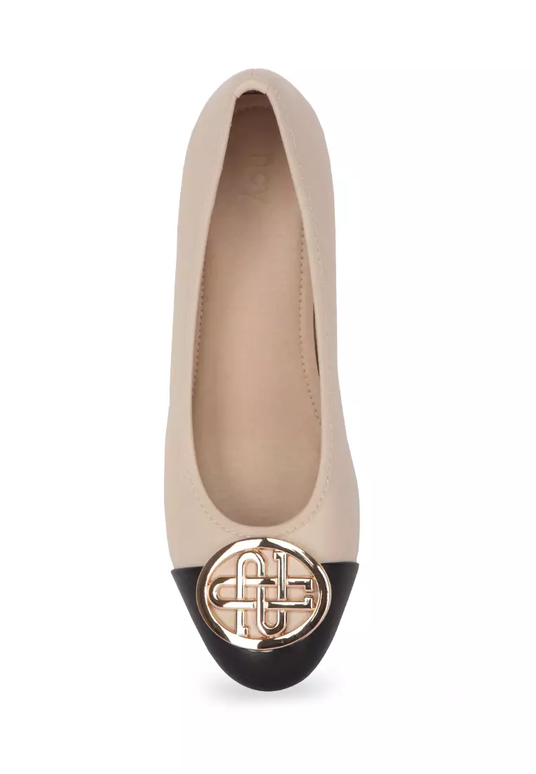 JOURNEE J2268-3 WEDGES CREAM