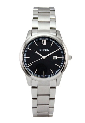 Bonia - Jam Tangan Wanita - B836-2333 - Silver Black