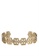 TORY BURCH gold Hex Frozen Logo Cuff (nt) A7310ACF8926B2GS_1