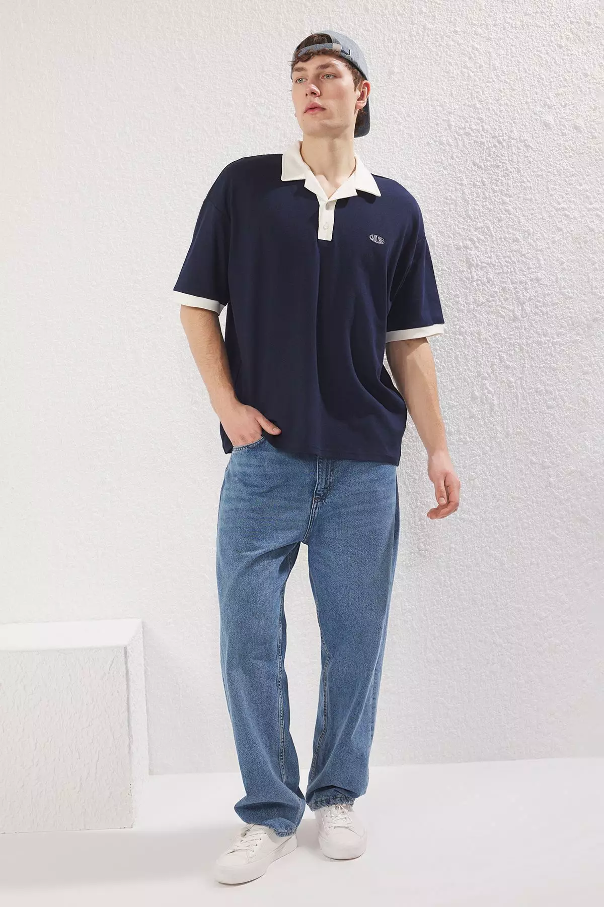 Embroidered Detail Polo Shirt