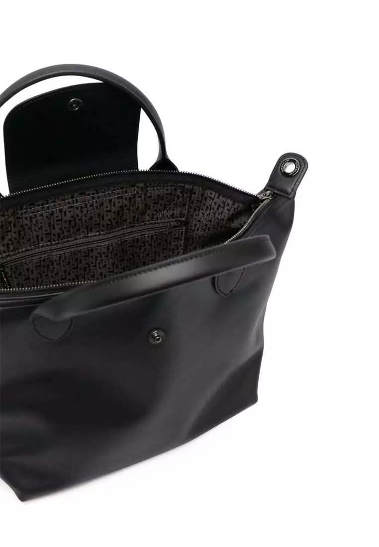 Le Pliage Extra S Leather Handbag Black L1512987