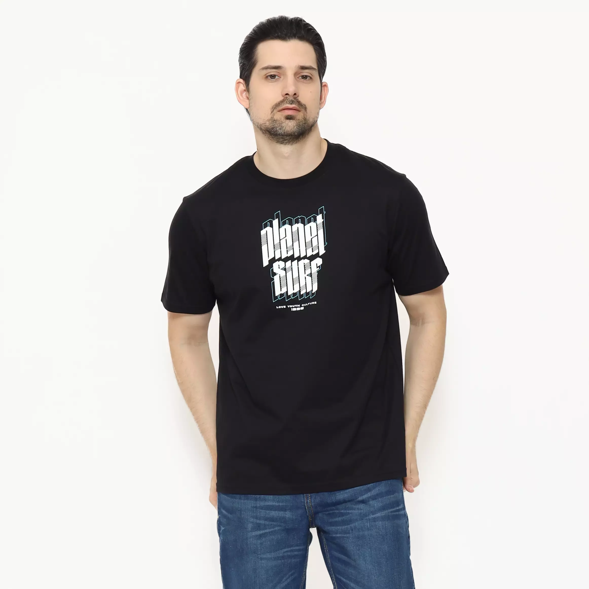 Planet Surf Clothing Kaos lengan pendek Pria Millie  Planet Surf