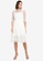 Hopeshow white Lace Mesh Midi Dress EADBCAA8F6D596GS_4