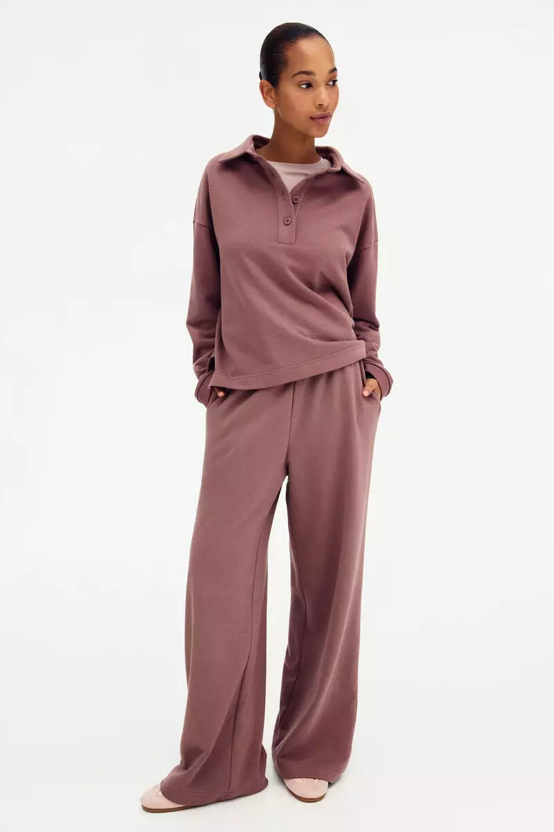 Straight-leg joggers