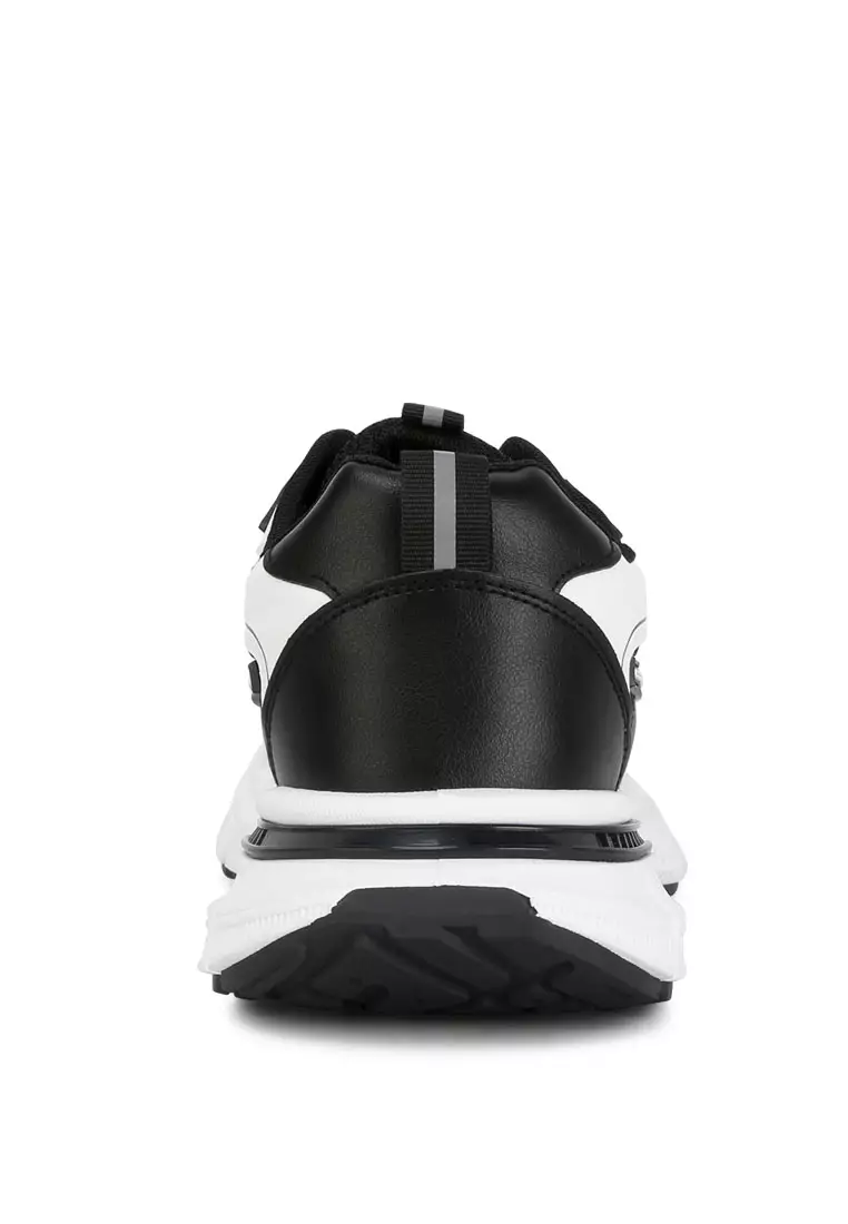 Men's Chunky Lace-Up Sneakers In Black