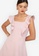 ZALORA WORK pink Ruffle Sleeves Fit & Flare Dress C2FFBAA327CD75GS_3