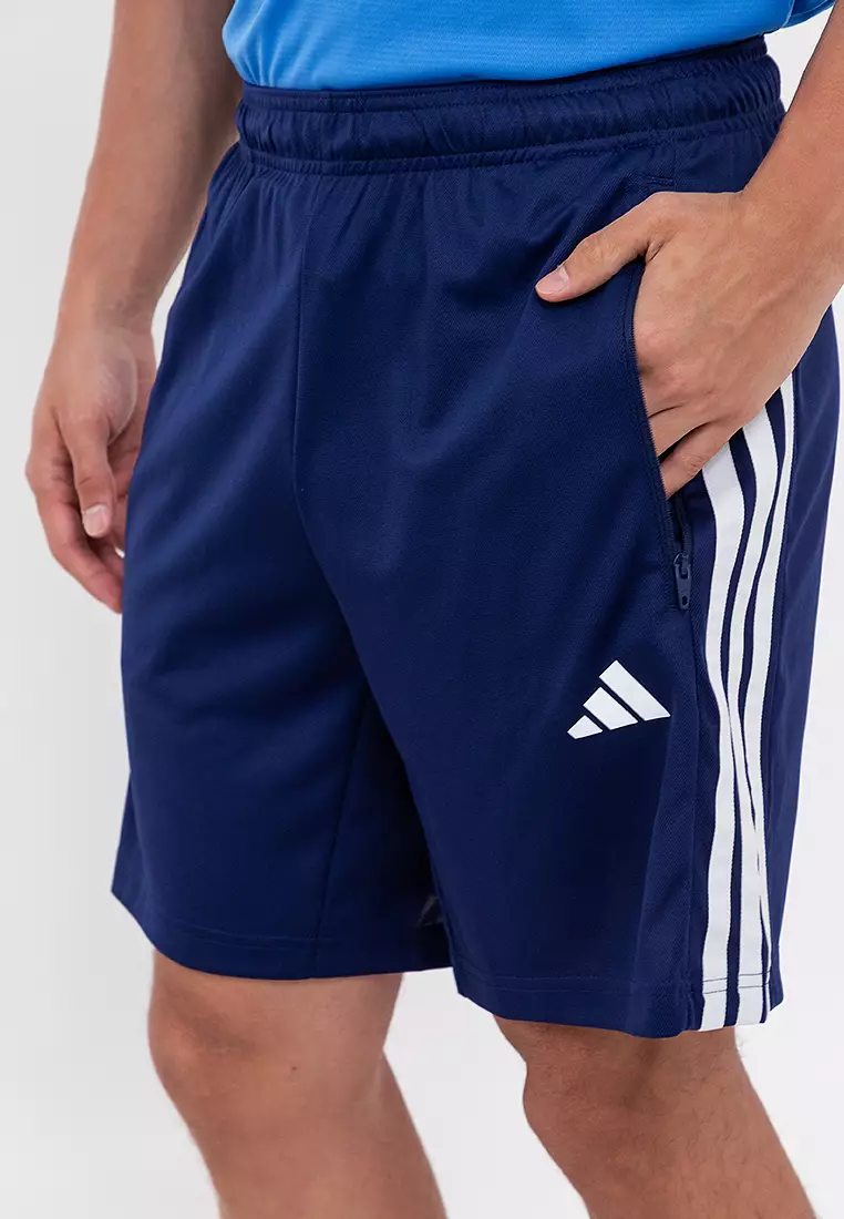 Workout Essentials Base 3-Stripes Pique Short 7-Inch