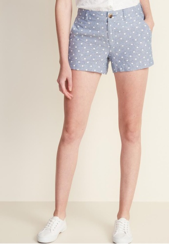 Shop Old Navy Mid Rise Everyday Linen Blend Shorts For Women Online On Zalora Philippines