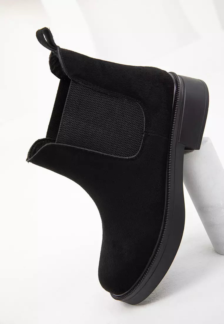 Panel Ankle Boots