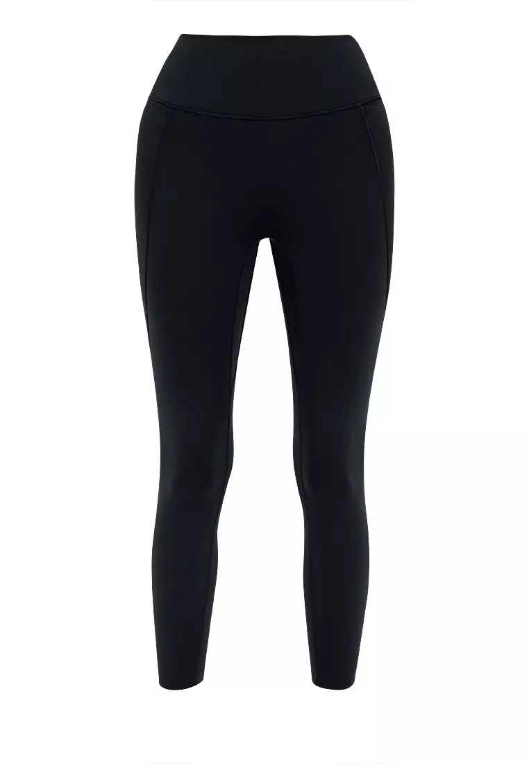 Universal Medium-Support High-Waisted 7/8 Leggings with Pockets