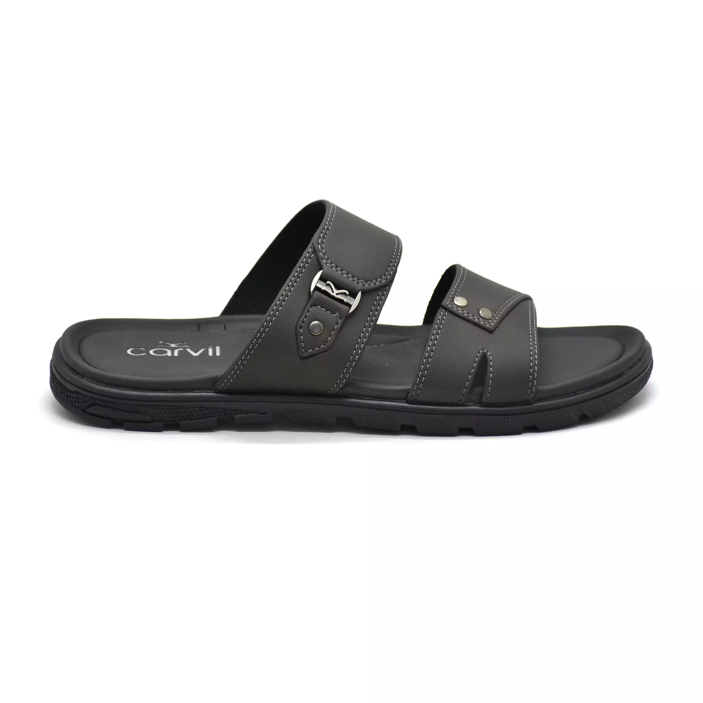 Carvil Sandal Pria Durham-02 M Black
