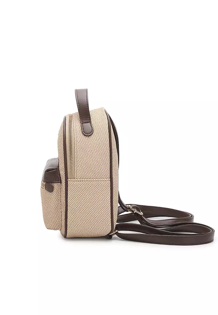 Women's Mini Backpack (背囊) - 米黃色