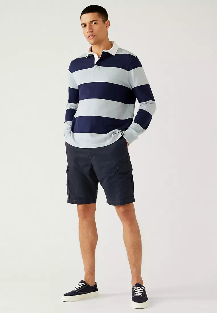 Pure Cotton Cargo Shorts