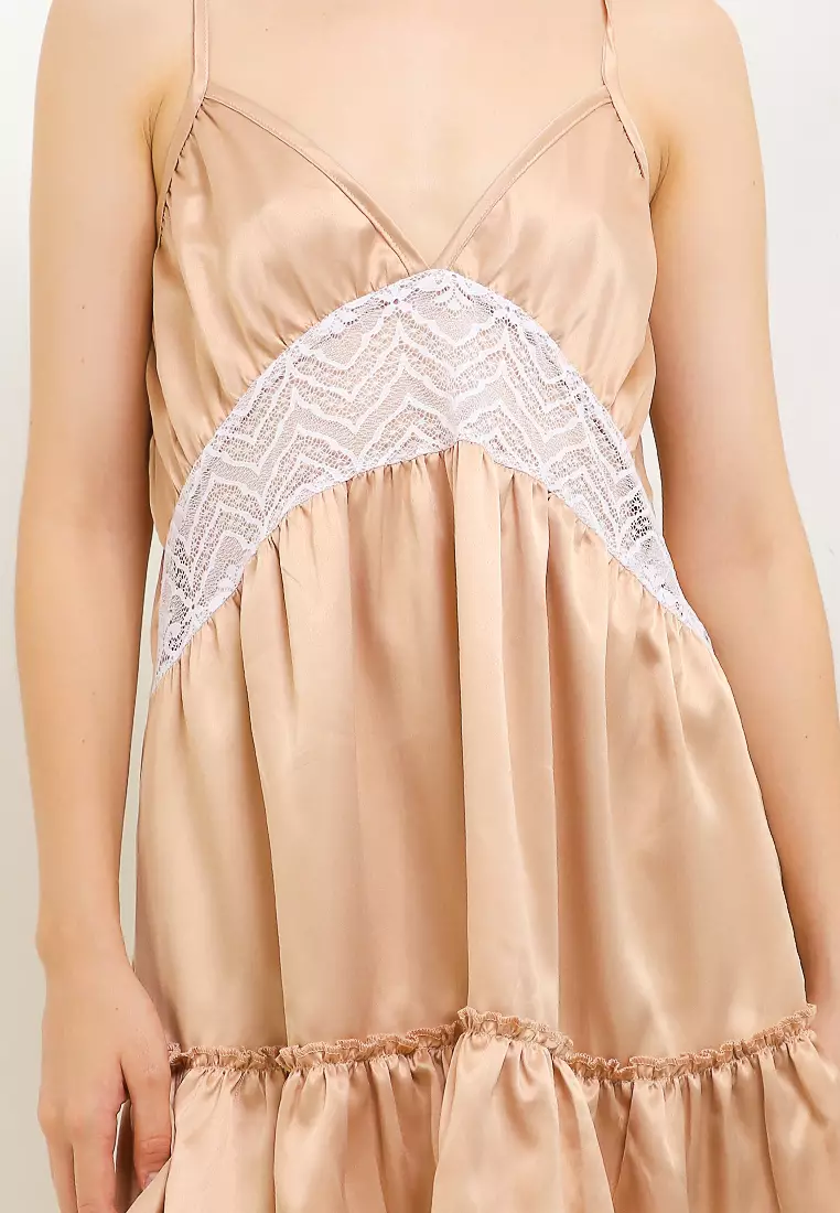 Kimono Satin Silk Set Seksi Sexy Daster Tanktop Sleepwear