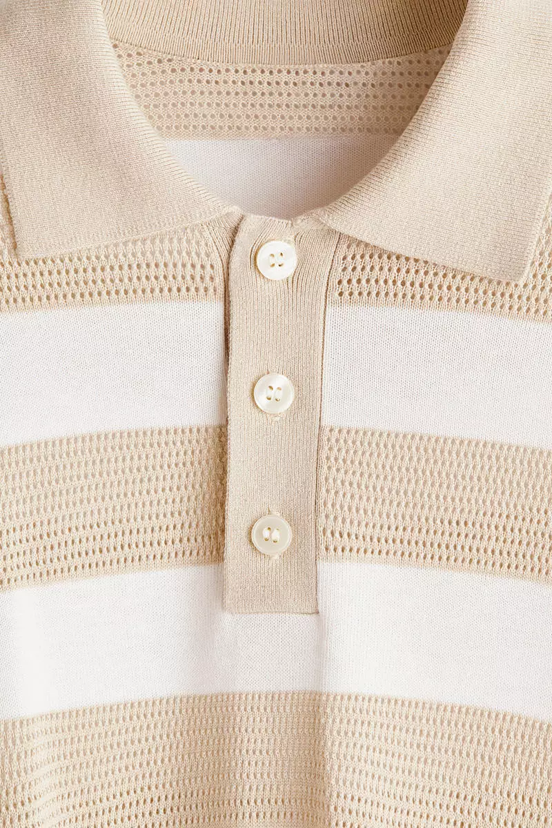 Regular Fit Fine-knit polo shirt