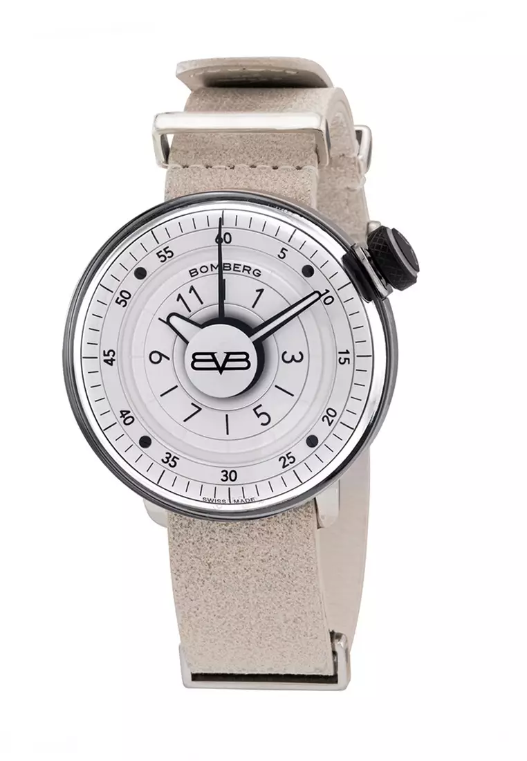 BB-01 White Silver 43mm QUARTZ MEN WATCH (CT43H3SS.02-1.9)