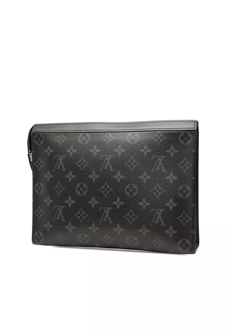 Pre-Loved Louis Vuitton Monogram Eclipse Pochette Voyage Mm