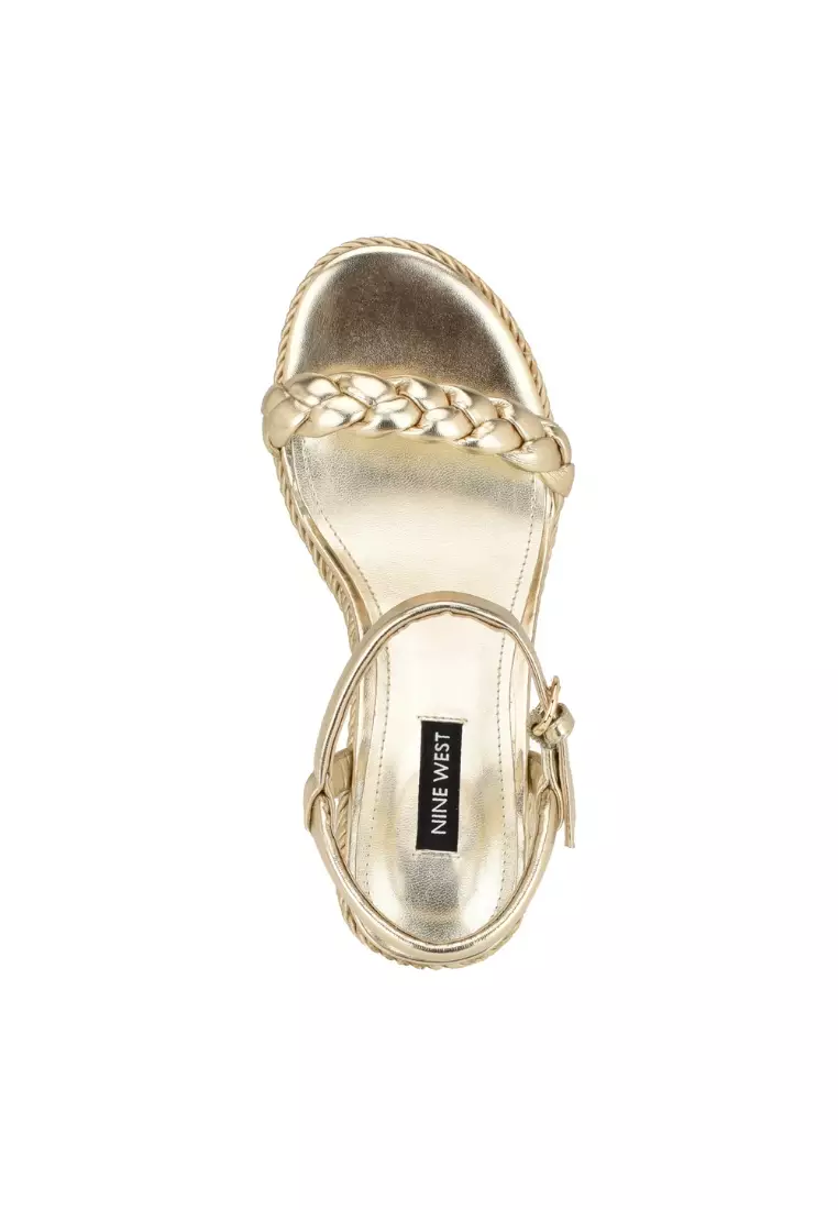 Buy Nine West Nine West Tammie Dress Wedges Gold 2024 Online