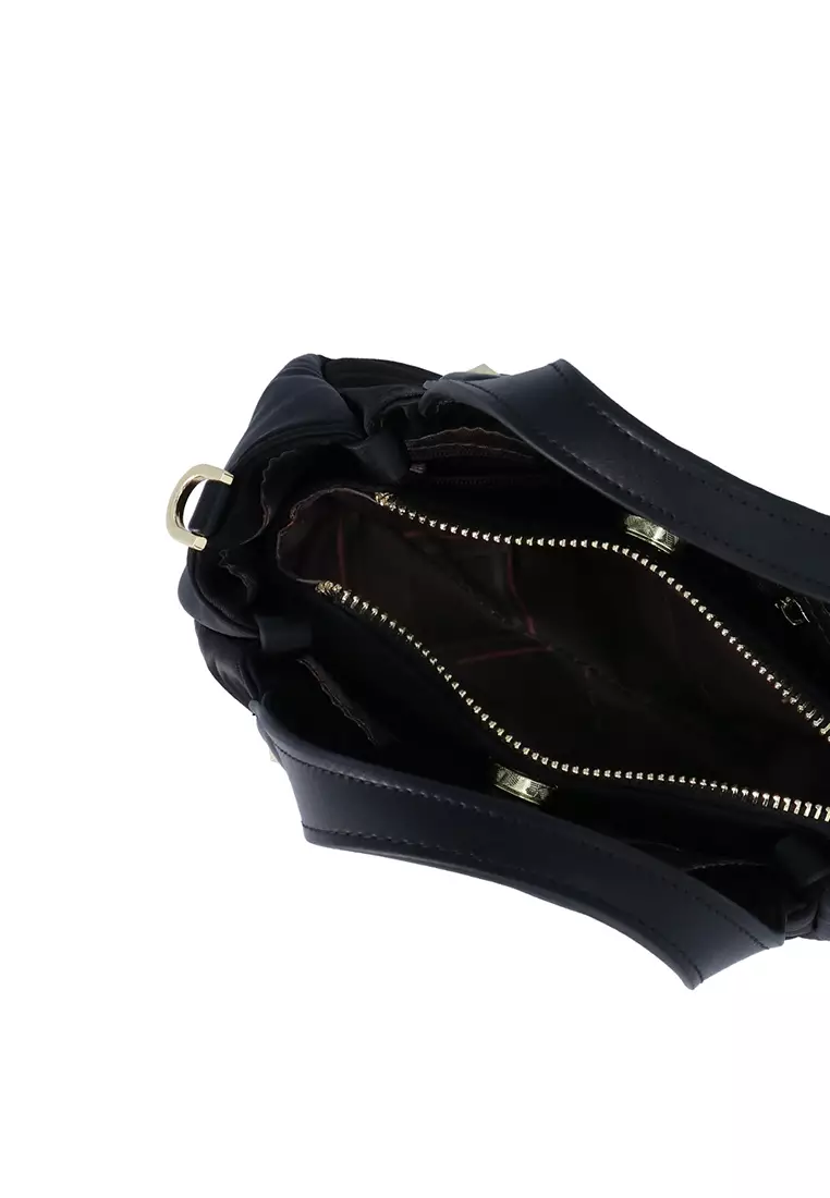 Cuddly Nylon Handbag S - Black