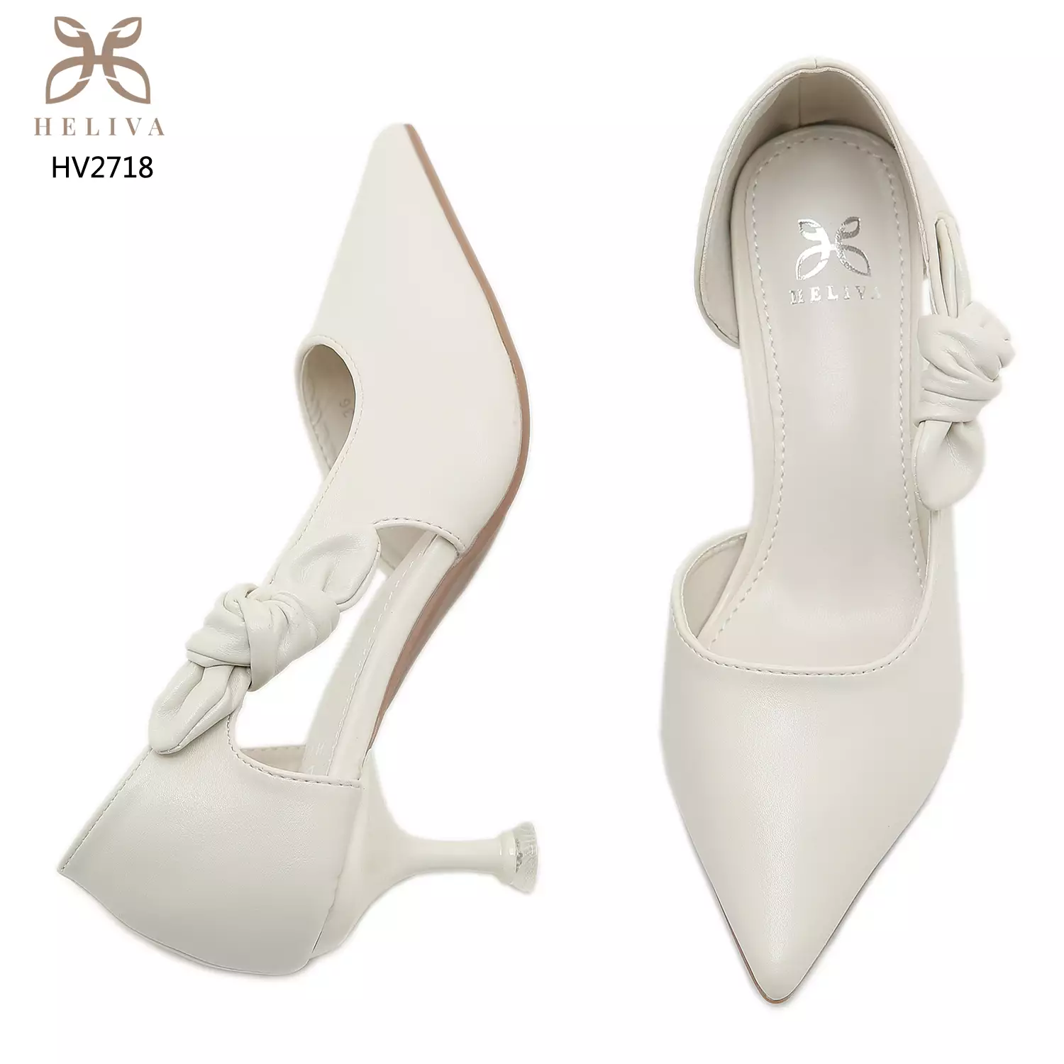 Heliva Alea Women High Heels Bow Accessories Sol 5.5cm HV2718