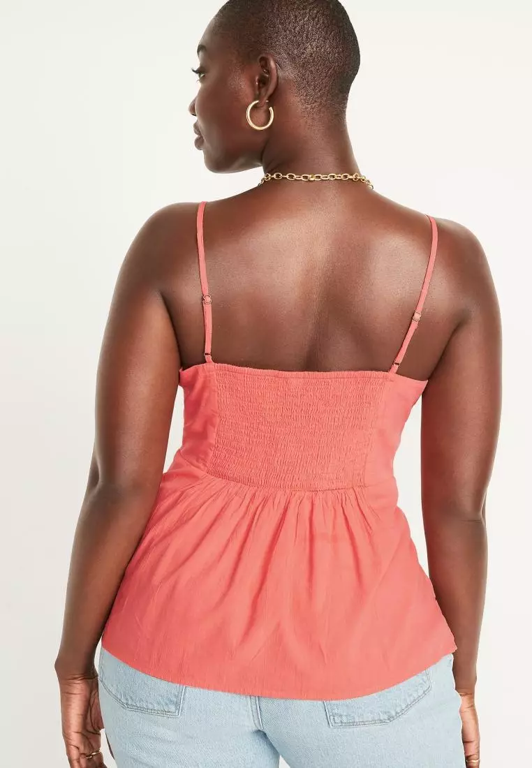 Fitted Twist-Front Cami Top for Women