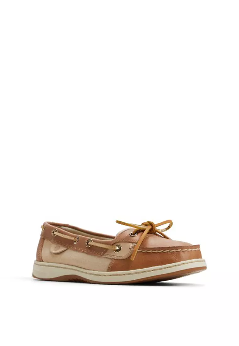 Women's Angelfish 1-Eye Boat Shoes - Tan Combo (13935817)