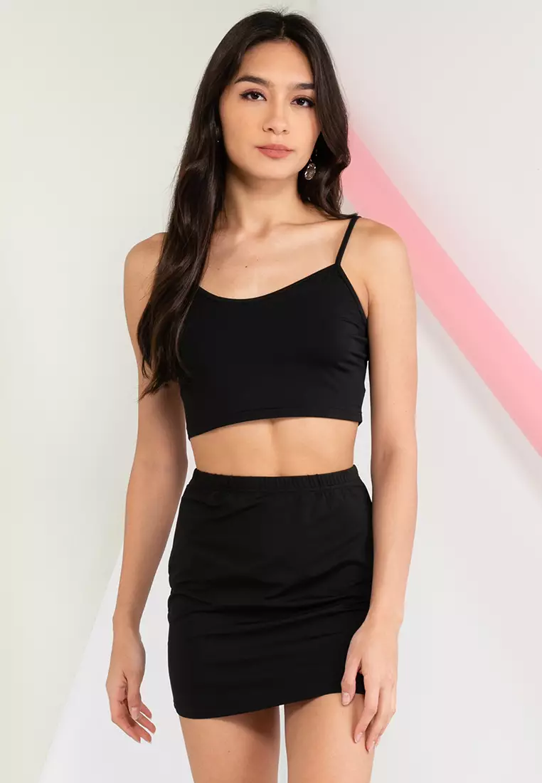 Buy LUSUROMOD Crop Top and Skirt Set 2025 Online ZALORA