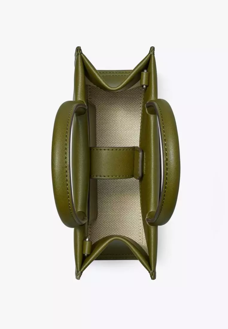 Tory Burch Mini Ella Bio Tote Olive Green