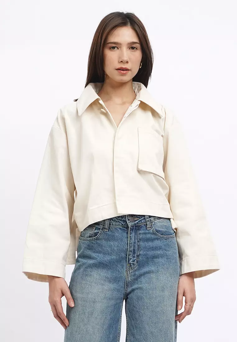 Oversized Jacket with Belt