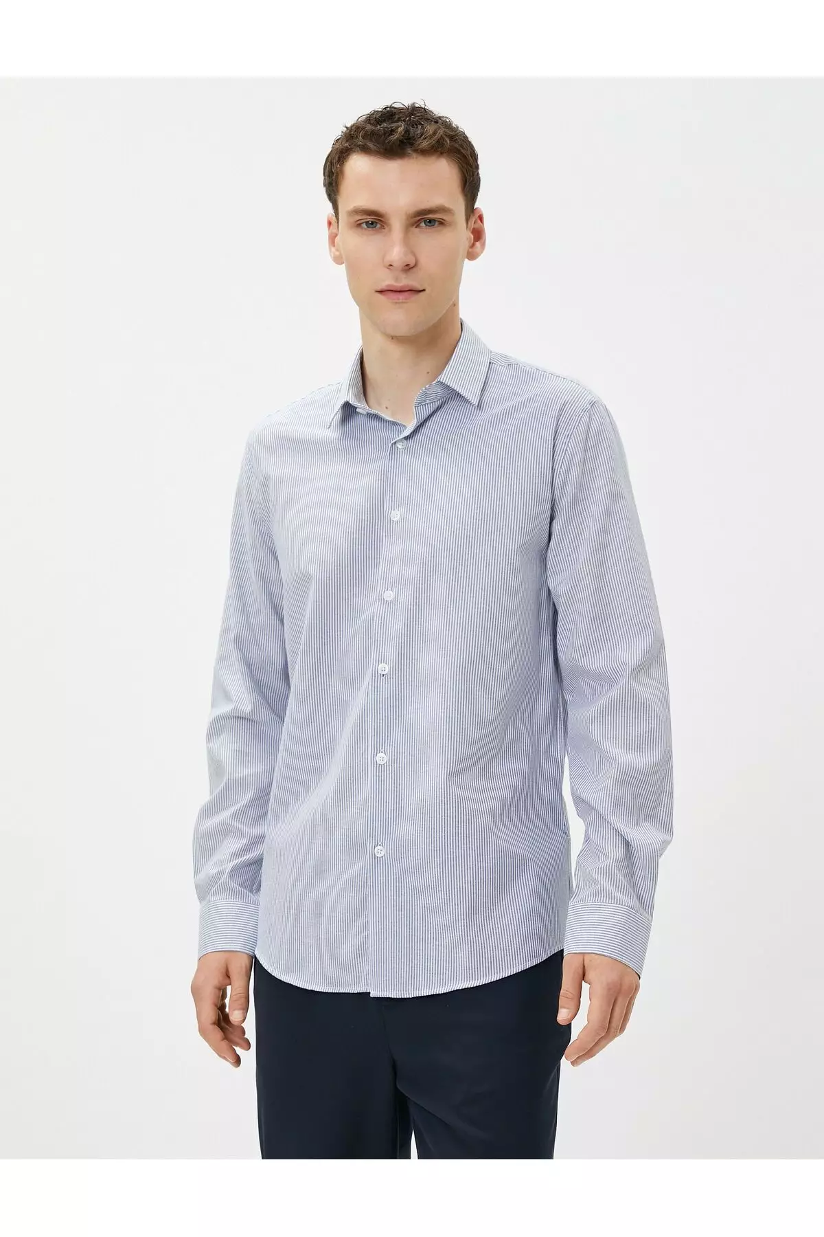 Basic Shirt Classic Cuff Collar