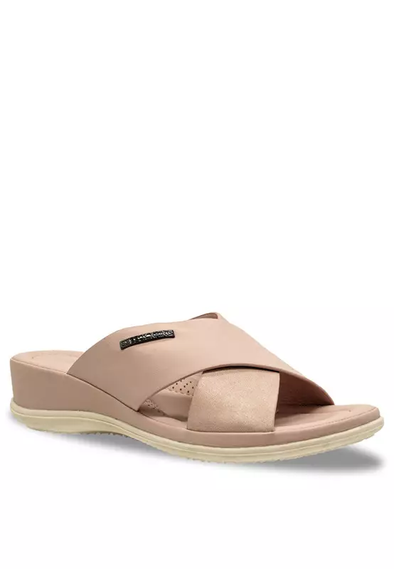 Calvin klein jacolyn leather wedge sandals deals
