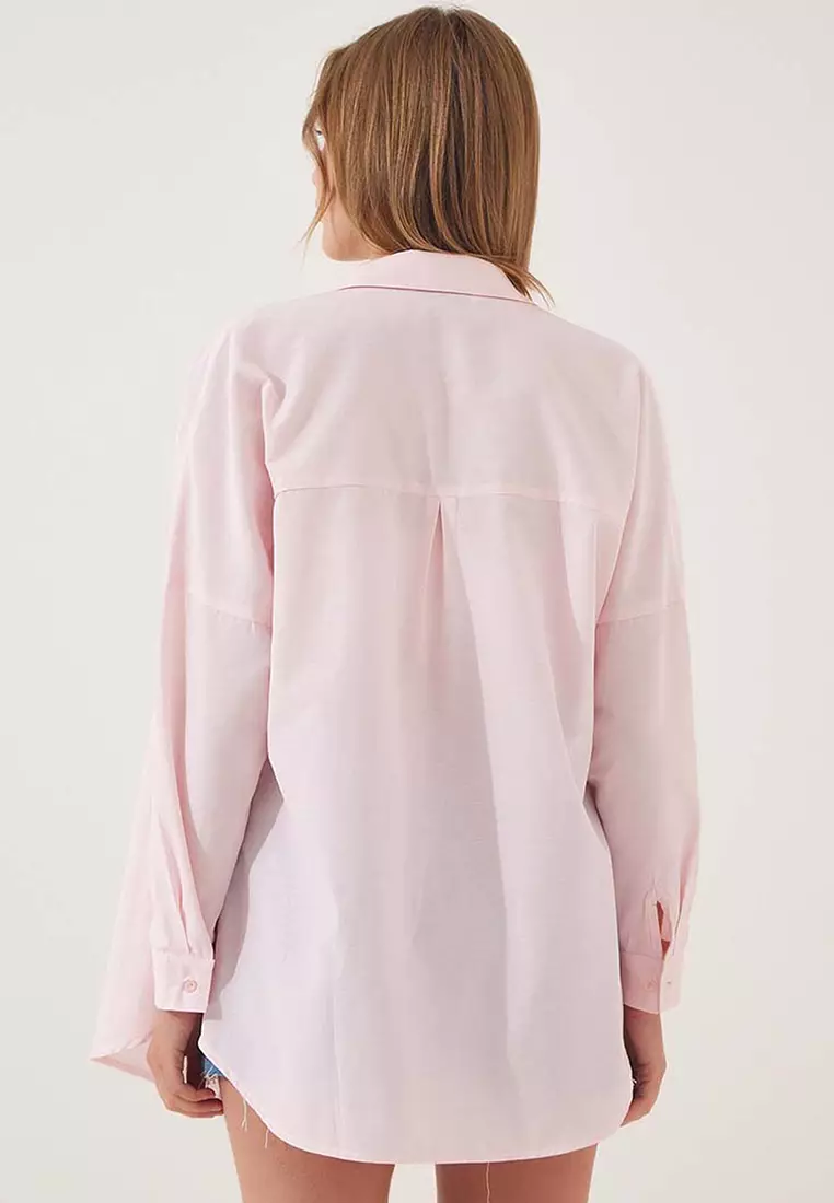 Oversize Long Basic Shirt