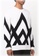 Moncler white Moncler Jacquard-Knit Mountains Graphic Sweater in White 1EE03AACB5798BGS_4