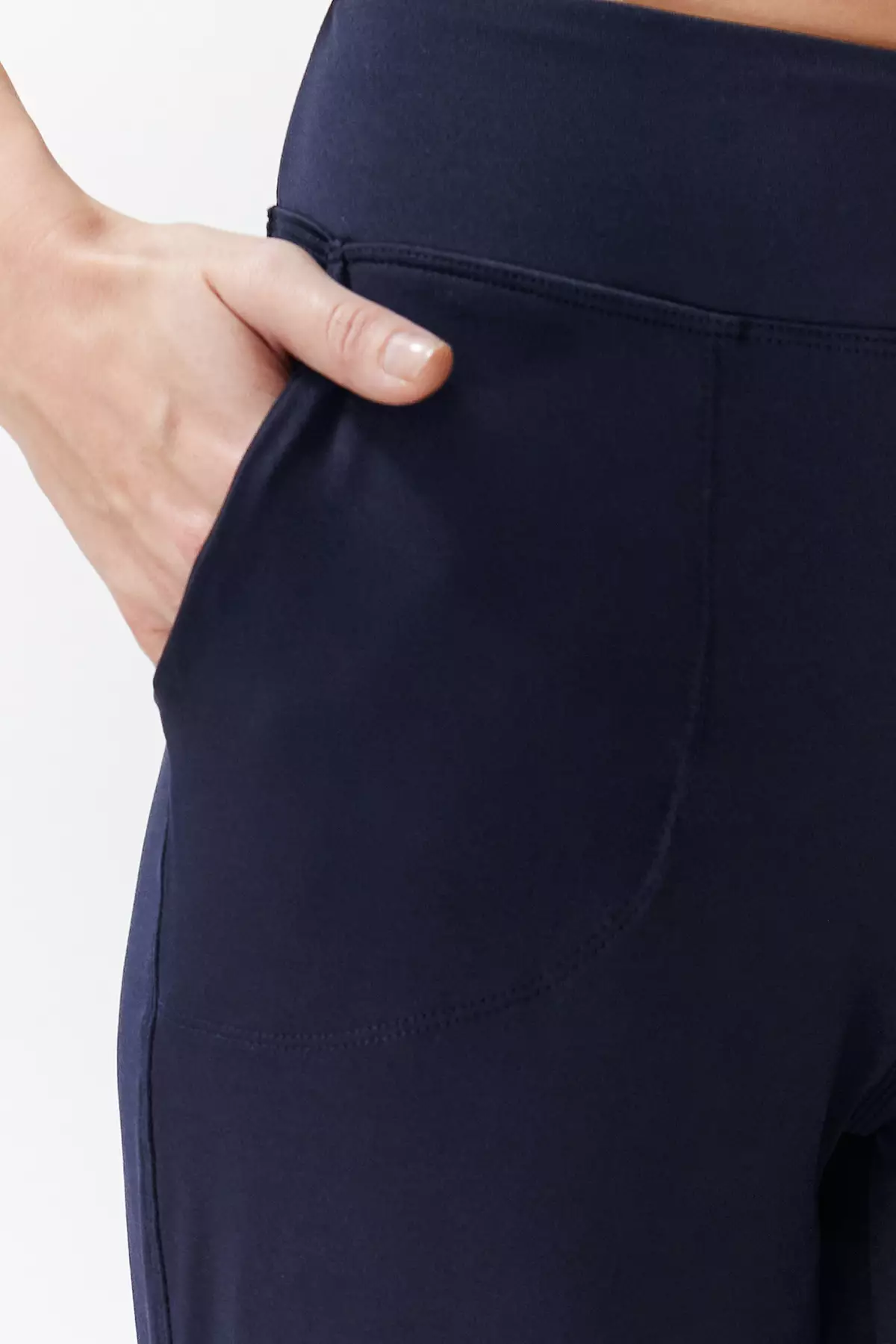 Navy Blue Diver/Scuba Comfortable Fit Knitted Sports Sweatpants