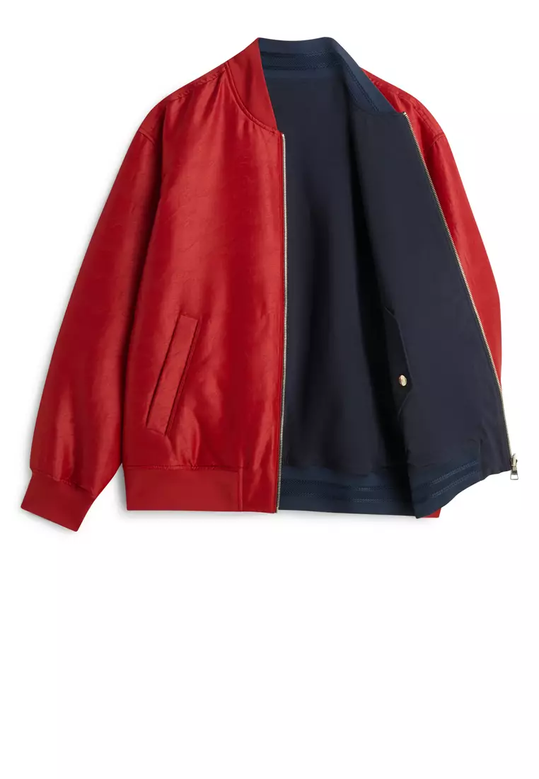 輕巧填充可雙面穿飛行外套 - TH 主線