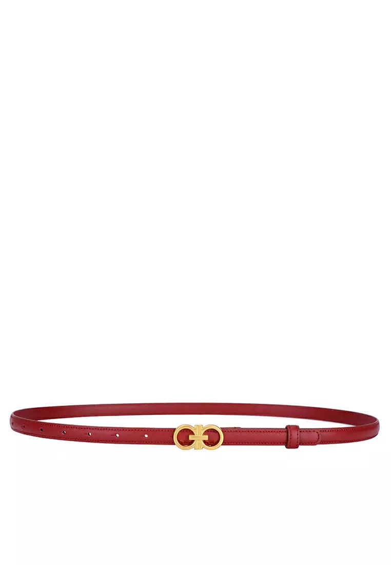 All red gucci sale belt with red buckle