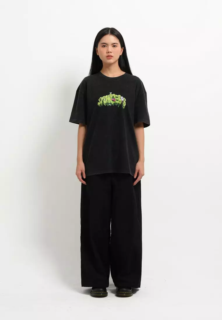 3Second SpongeBob Unisex T-Shirt Short Sleeve Relaxed Fit Cotton Pearl Krabs 280125