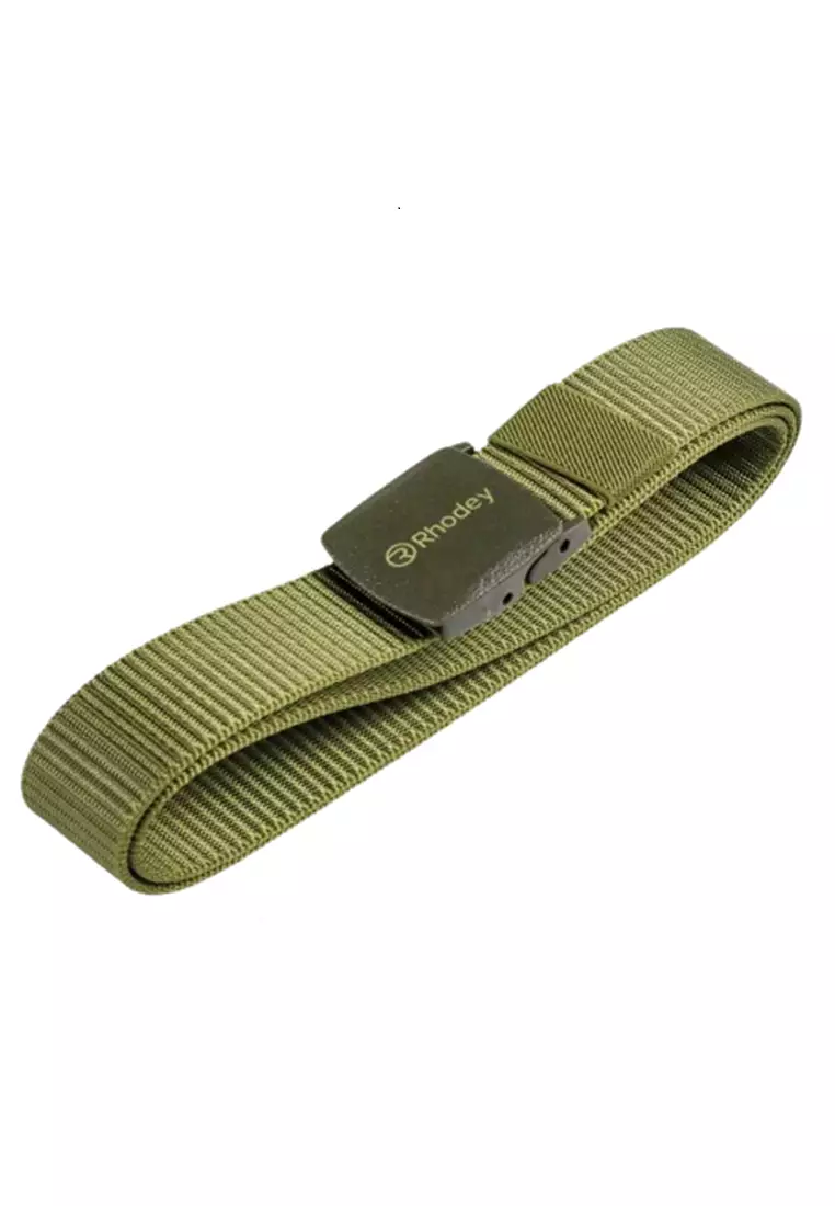 RHODEY Tali Ikat Pinggang Pria Anti Xray Material Canvas LT27 ORIGINAL