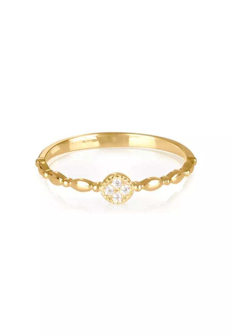 Buy Foundry Foundry 14k Gold Round Sculpture Ring 2024 Online ZALORA