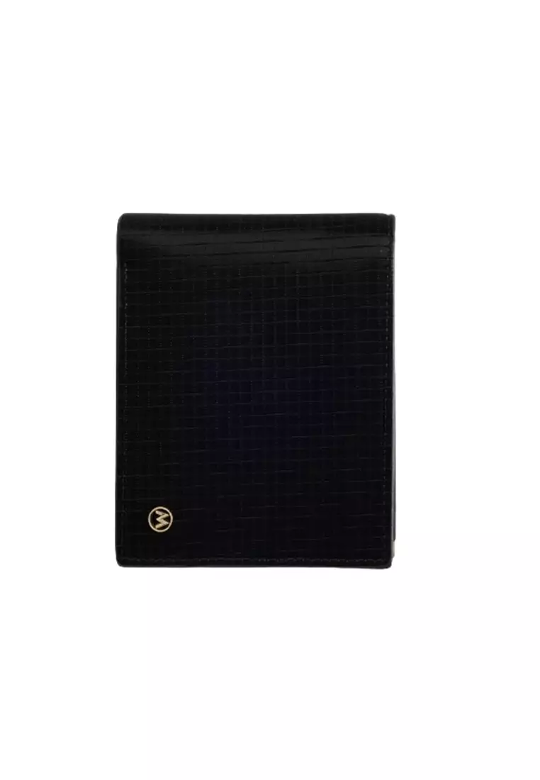 Dompet Lipat Pria Pendek RFID Blocking Bahan Kulit PU Leather Premium BAEOS ORIGINAL - Black