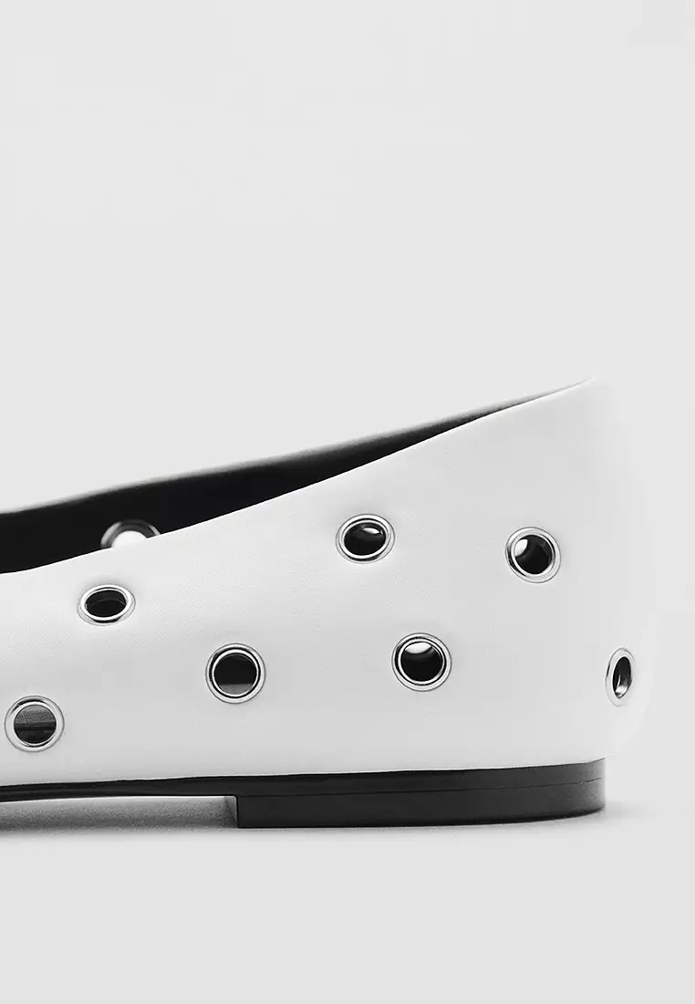 Die-Cut Ballerina Flats