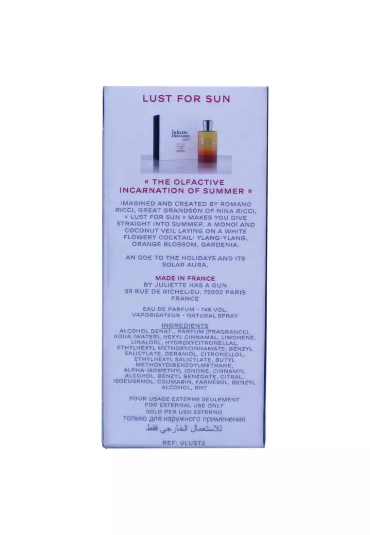Juliette Has a Gun Lust For Sun Unisex (Vial) 1,7 ML