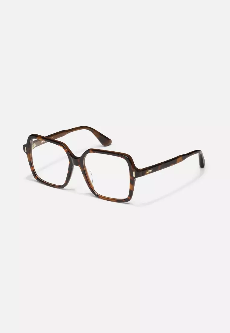 QUAY Boss Mode Optical Eyeglasses - Coffee Tort