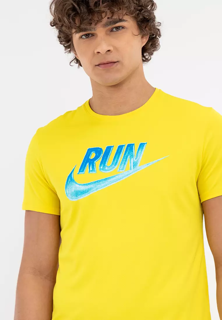 ★Nike★ Miler Run Energy Dry Fit Short Sleeve Running Top M Nike Miler Run Energy Dri-Fit Short-Sleeve Running Top