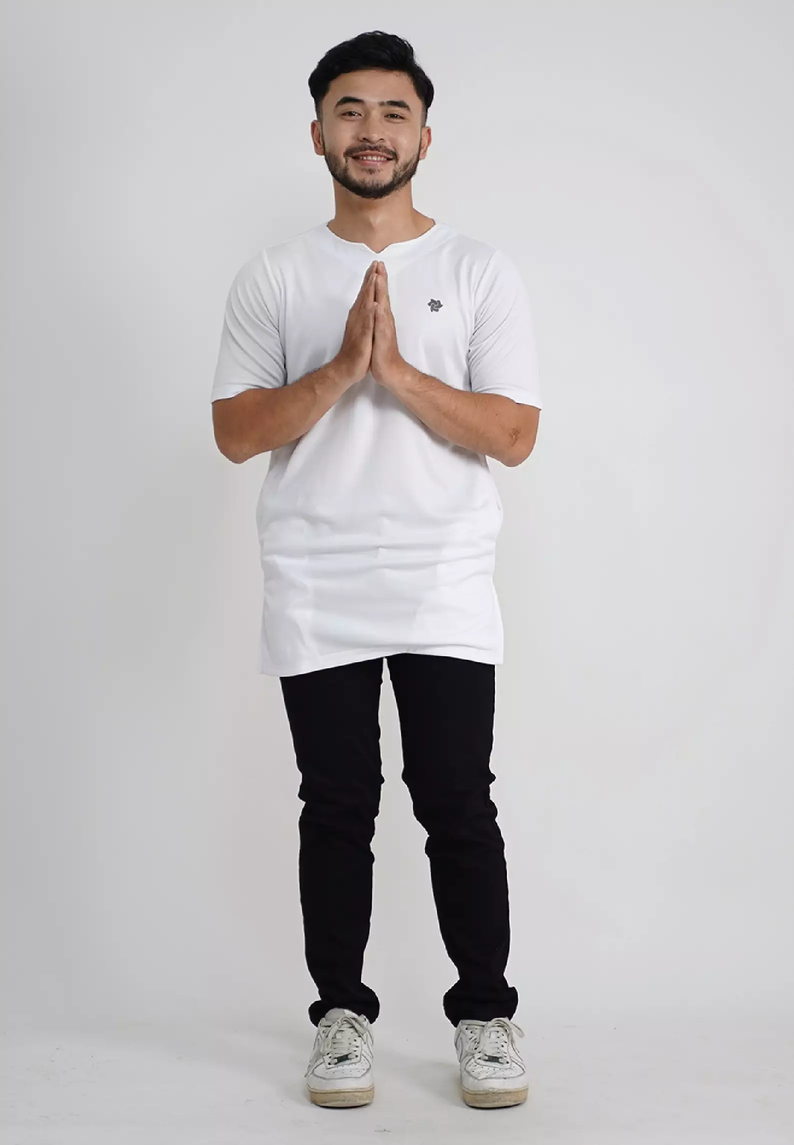 Tiento Baju Muslim Koko Kurta 3in1 Basic White