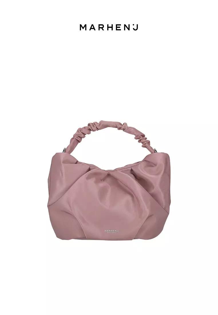 TULIP Nylon Crossbody Bag Deep Pink
