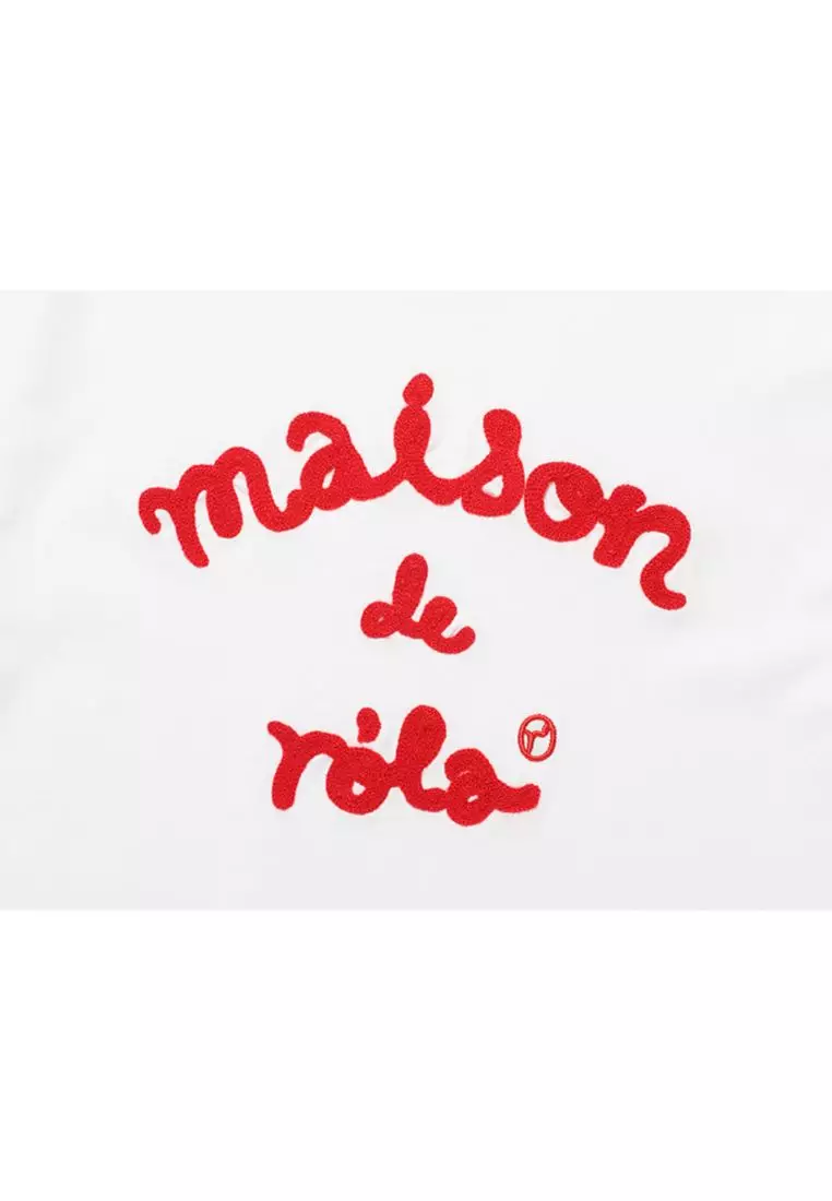Maison De Rola Embroidery T-Shirt White