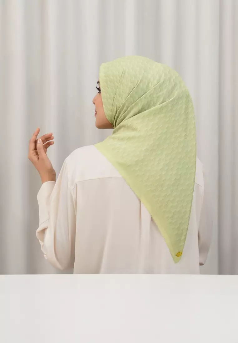 Leena Monogram Square - Sage Green